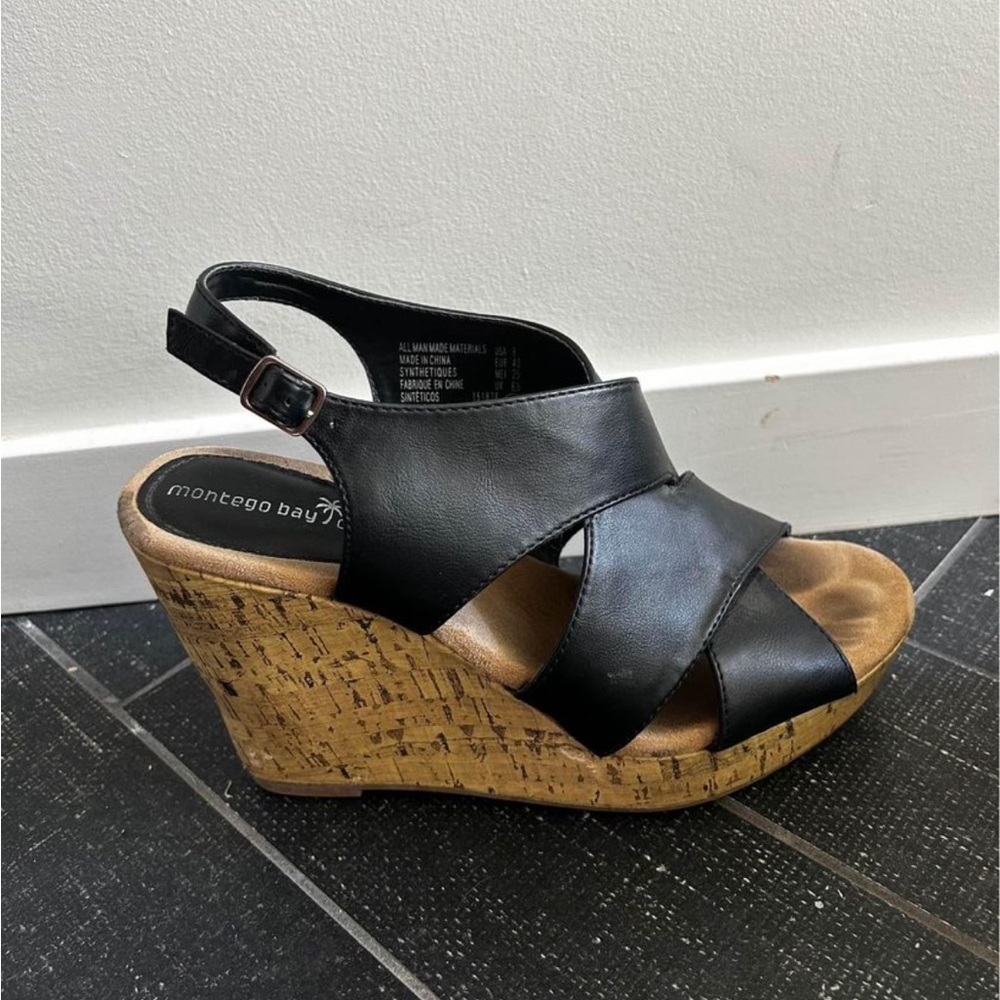 Wedges - Black size 8